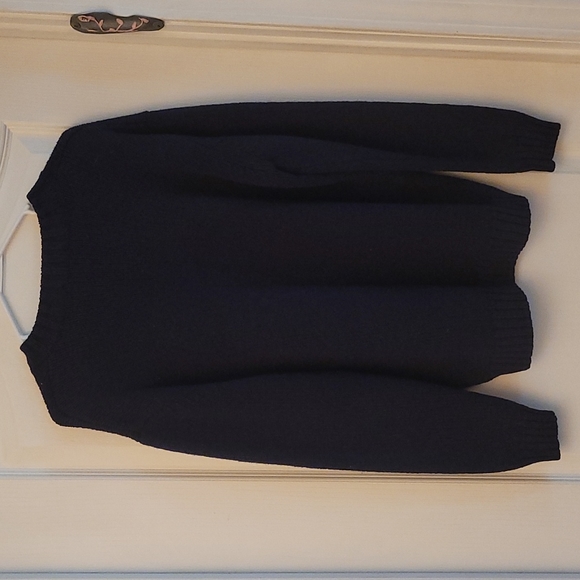EUC Wool and Cotton Navy Ermenegildo Zenga Sweater - Picture 9 of 12
